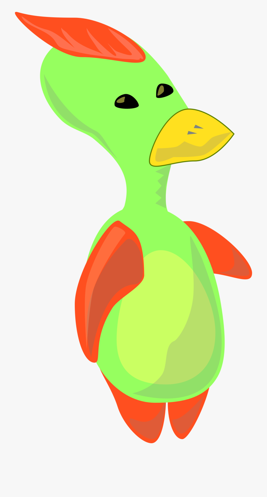 Alien Duck, Transparent Clipart