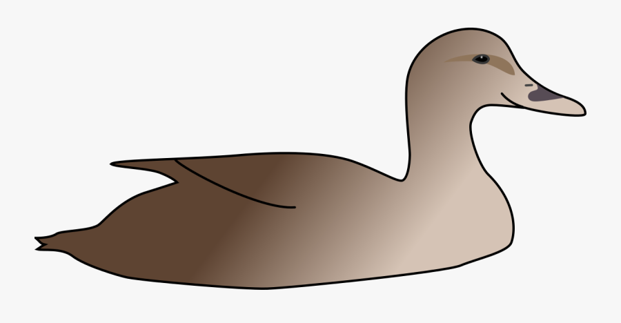 Duck Clipart Png For Web , Png Download - Brown Cartoon Duck, Transparent Clipart