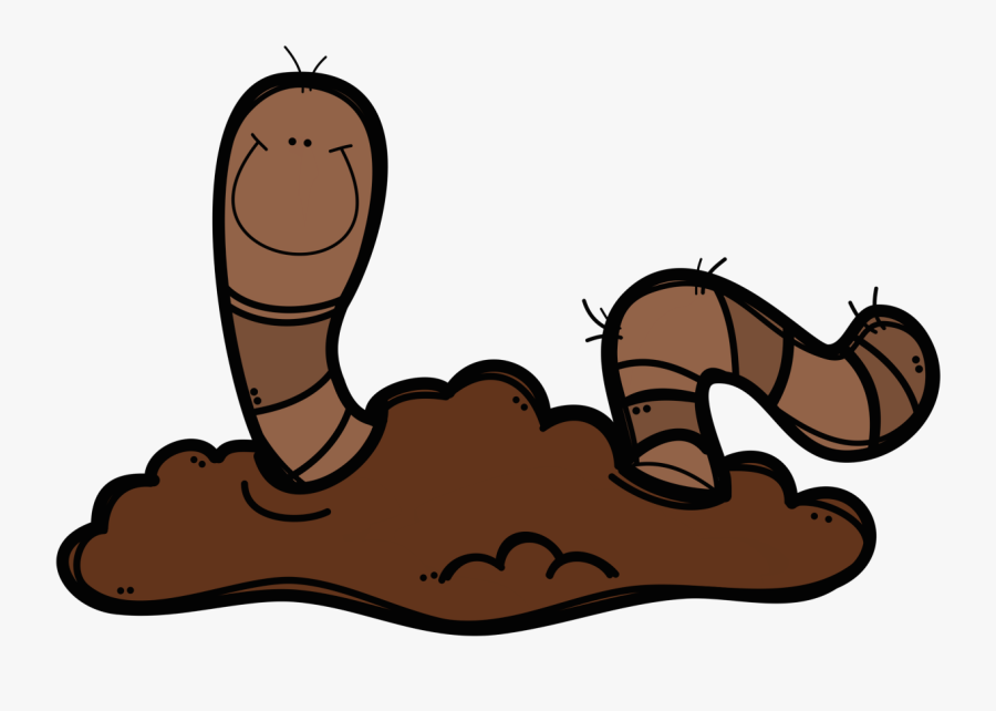 Transparent Dirt Mound Png - Cartoon Worm Transparent Background, Transparent Clipart