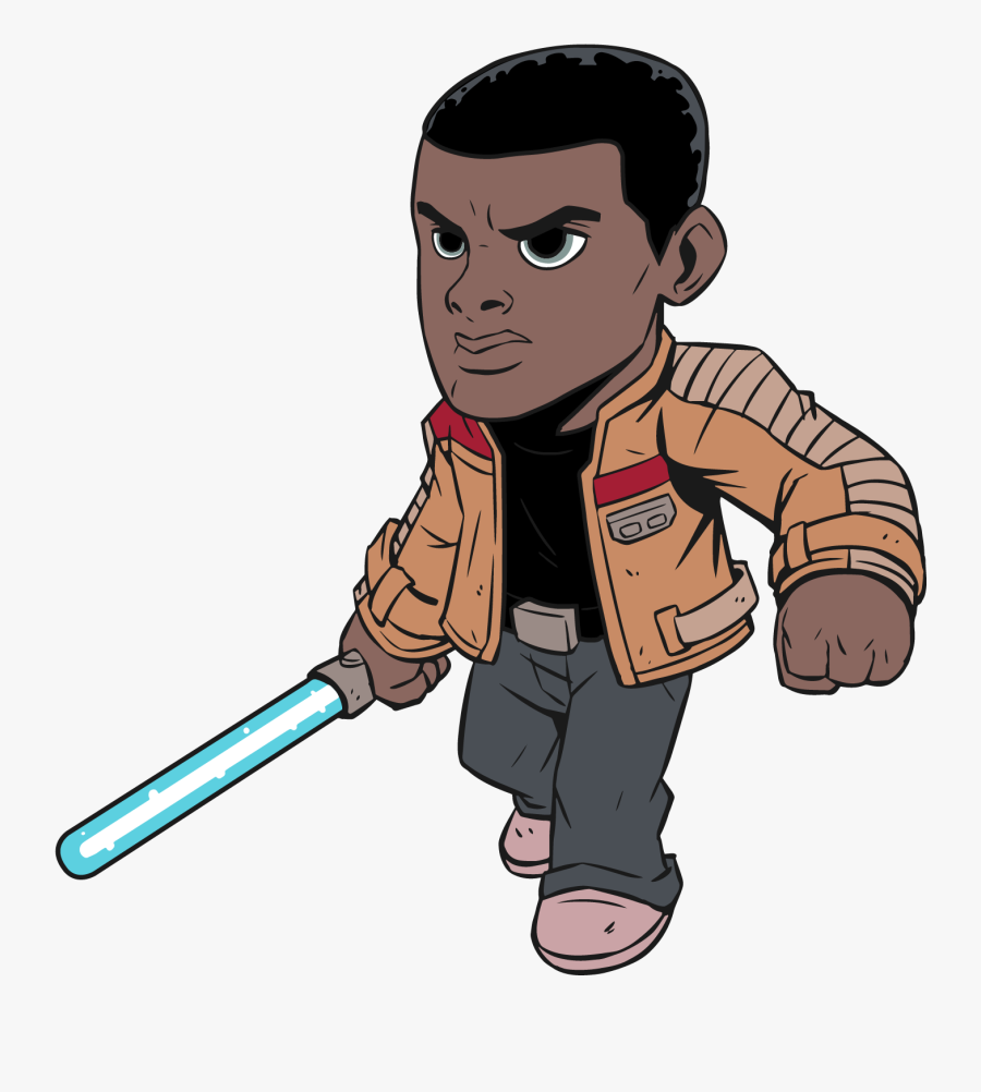 Finn Star Wars - Finn Star Wars Cartoon, Transparent Clipart