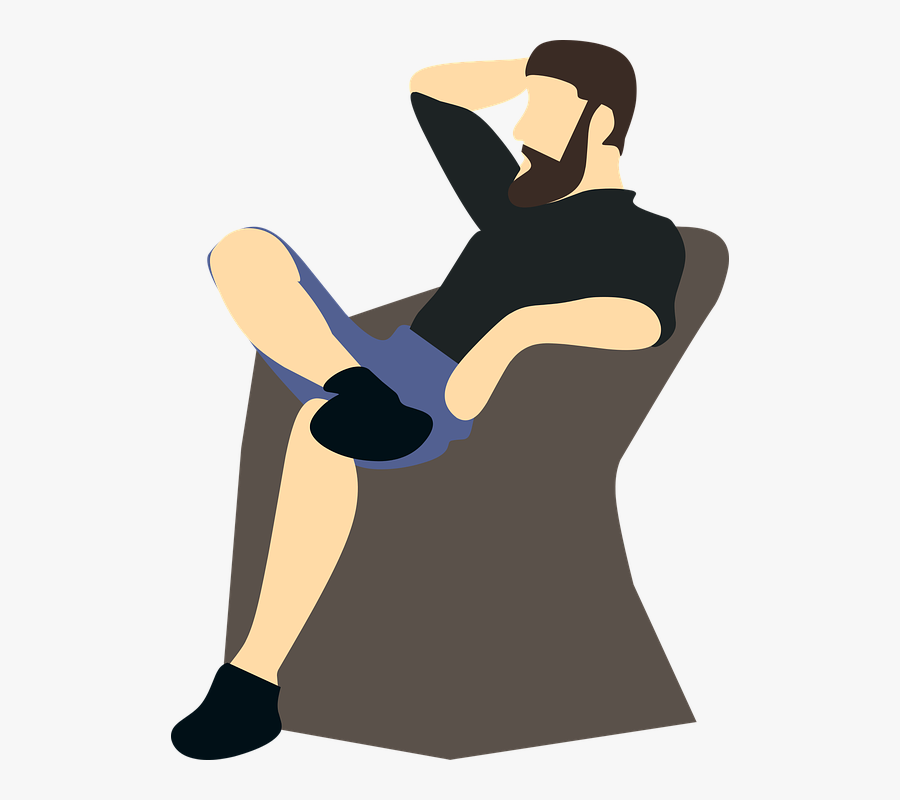 Not Thinking Cliparts 12, Buy Clip Art - Take A Rest Vector, Transparent Clipart