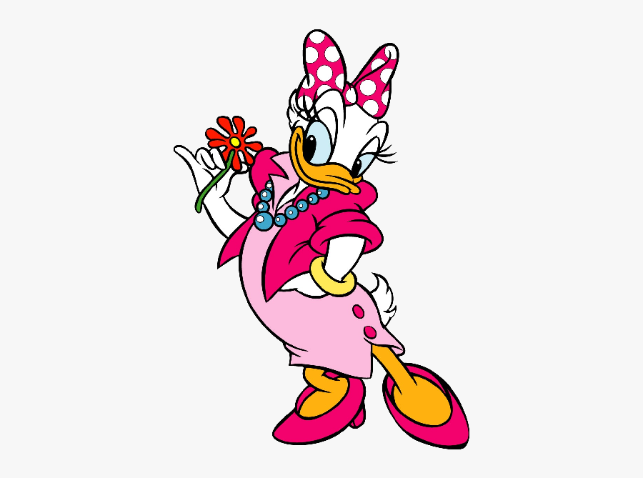 Daisy Duck Clip Art - Disney Halloween Clipart Daisy Duck, Transparent Clipart