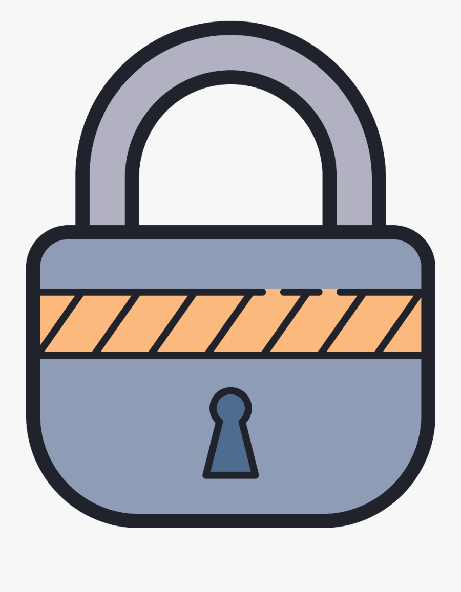 This Is A Graphic Representation Of A Pad Lock - Pbs Kids Go, Transparent Clipart