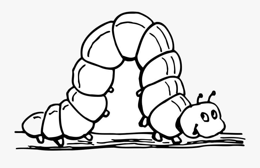 Thumb Image - Clipart Black And White Worm, Transparent Clipart