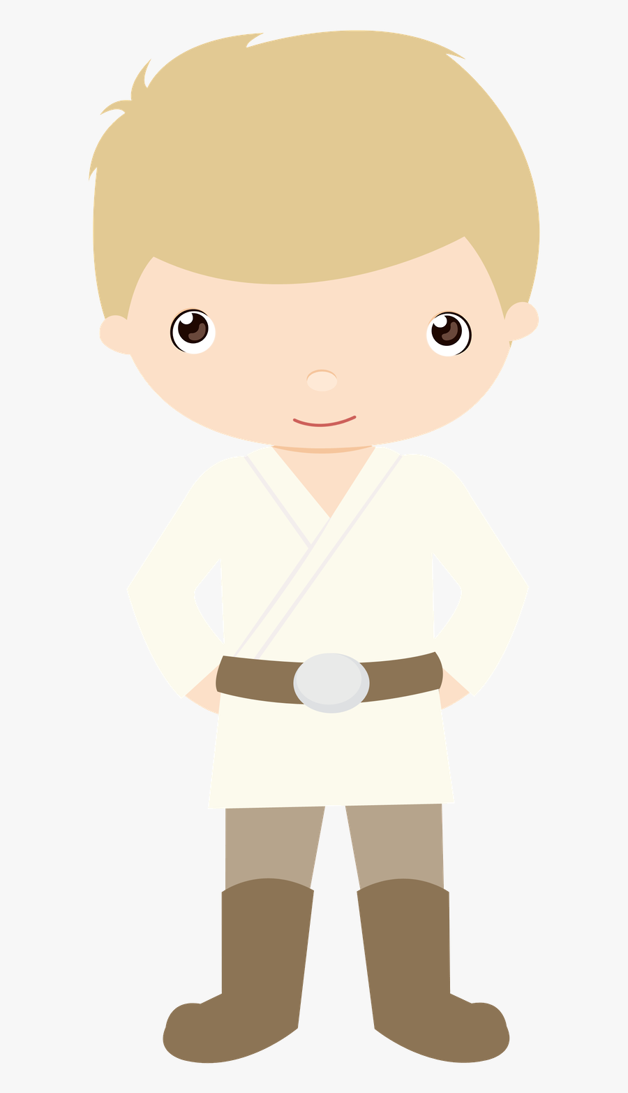 Gorilla Clipart Chibi - Happy Birthday Invitation Star Wars, Transparent Clipart