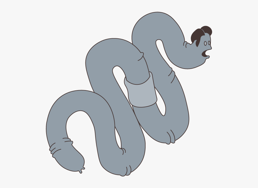 Worms Clipart Small Worm - Serpent, Transparent Clipart