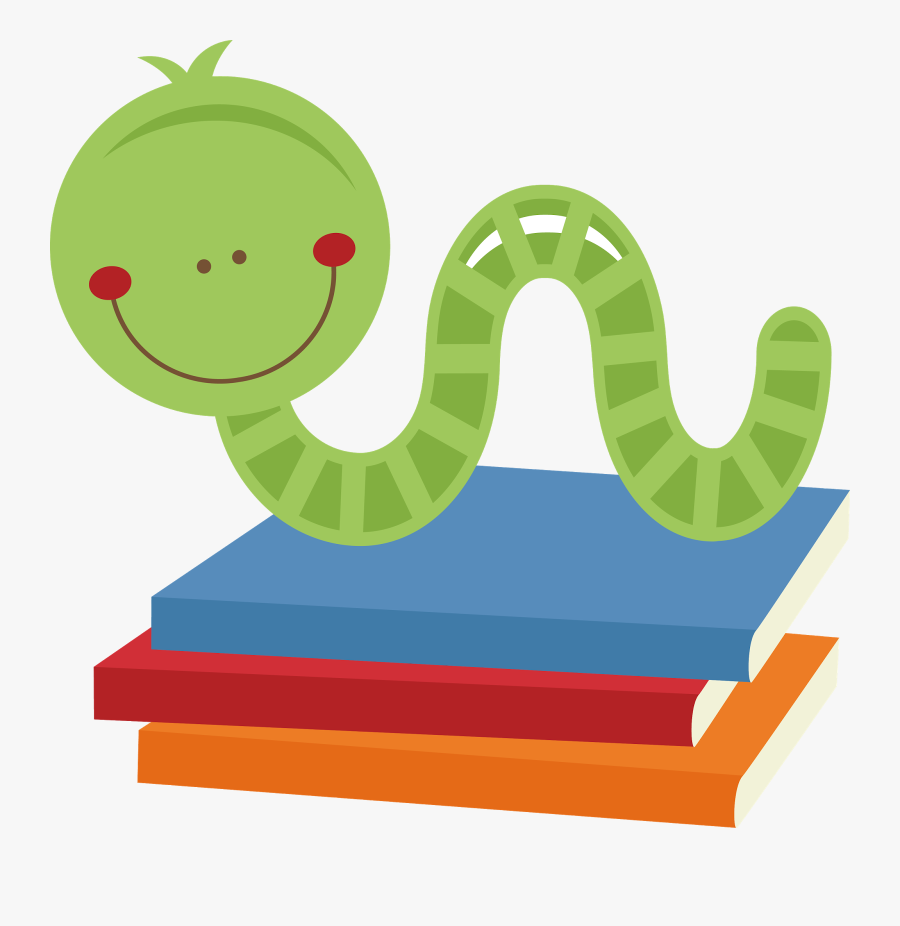 For My Layout I Used One Of The Many Fabulous School - Cute Bookworm Clipart, Transparent Clipart