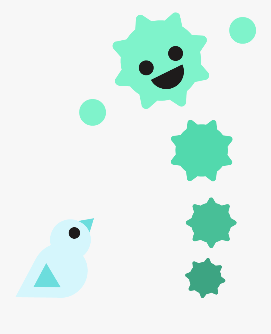 A Spring Worm Sitting Next To A Bird - Just Shapes And Beats Character, Transparent Clipart