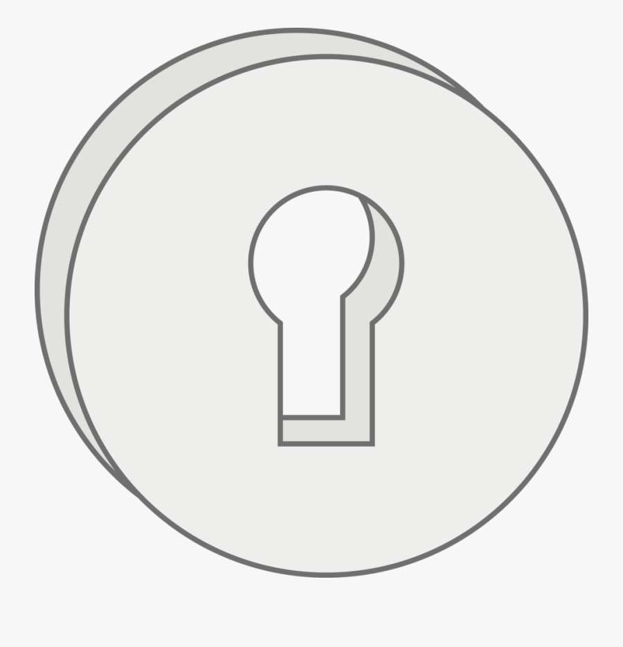 Door Lock Logo Png, Transparent Clipart