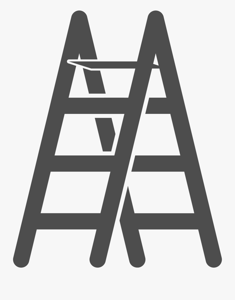 Clip Art Ladder Icon - Ladder Icon, Transparent Clipart