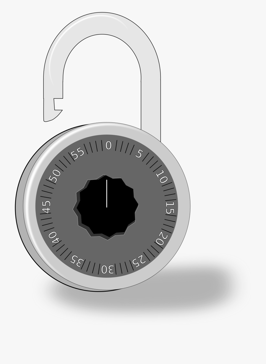 Transparent Lock Clipart - Combination Lock Clipart, Transparent Clipart