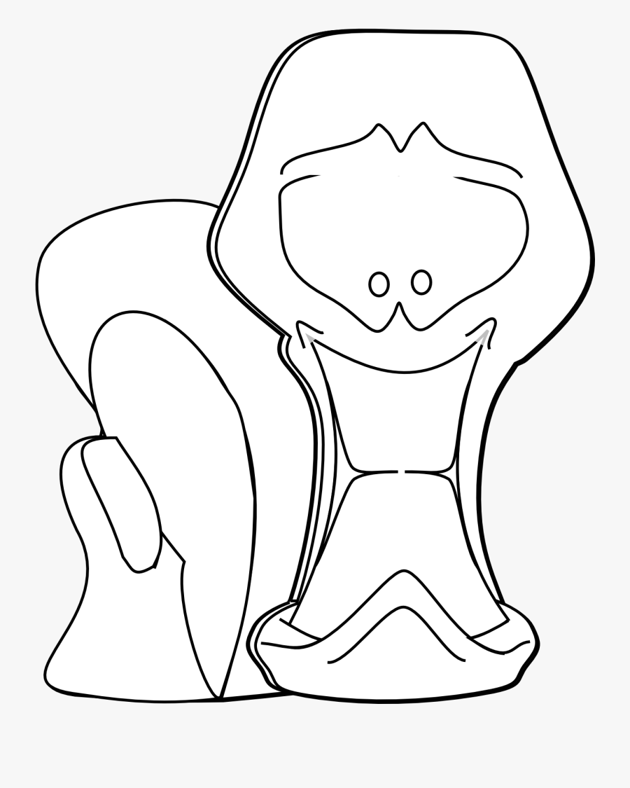 Black - And - White - Flower - Drawing - Drawing, Transparent Clipart