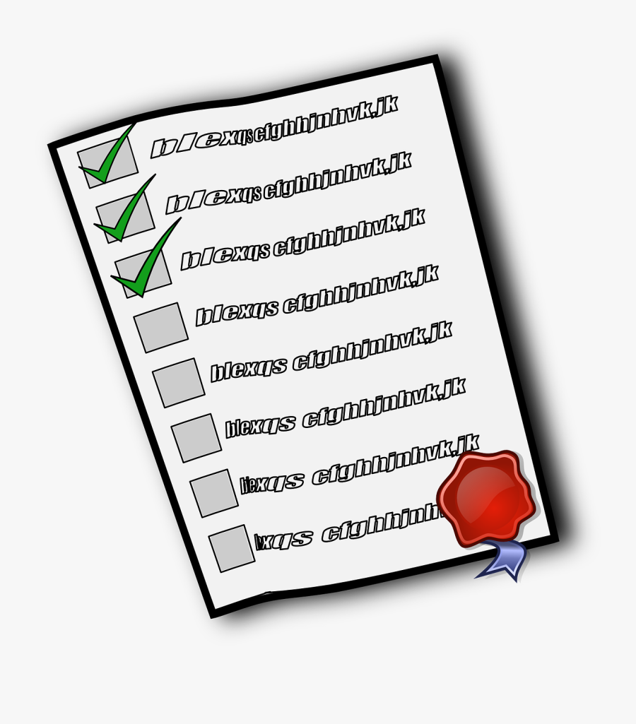List Clipart, Transparent Clipart