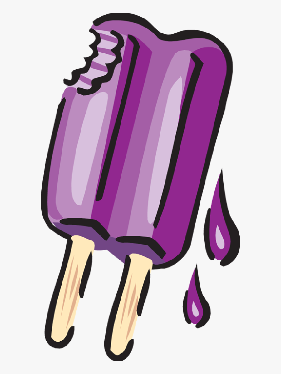 Popsicle Clip Art Images Illustrations Photos - Purple Popsicle Clipart, Transparent Clipart