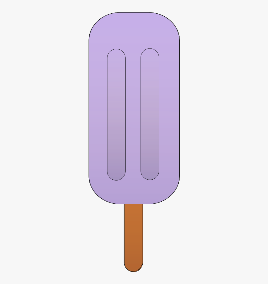 Grape Popsicle - Purple Popsicle Png, Transparent Clipart