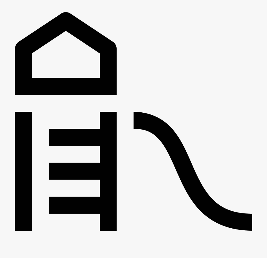 The Generic Playground Setup, An Angled Ladder Leading, Transparent Clipart