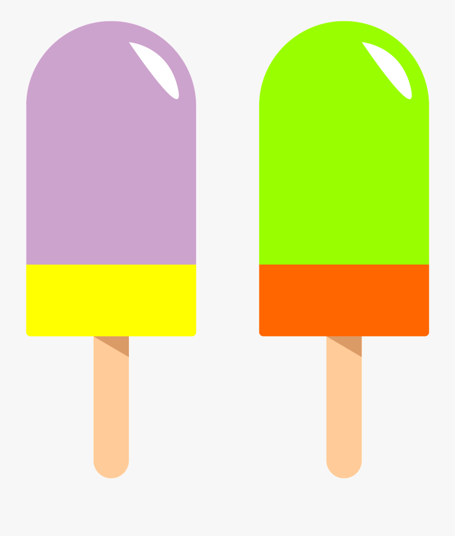Popsicle Clipart Green - Imagenes De Una Paleta De Helado, Transparent Clipart