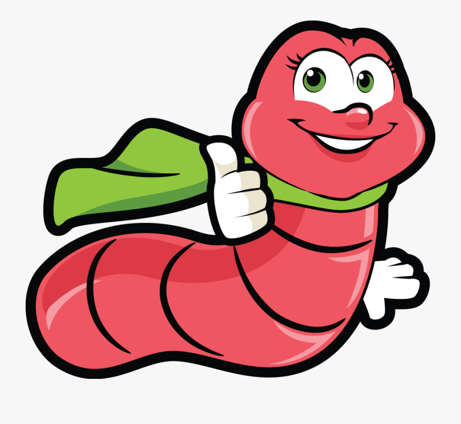 Cliparts For Free - Worm Giving A Thumbs Up, Transparent Clipart