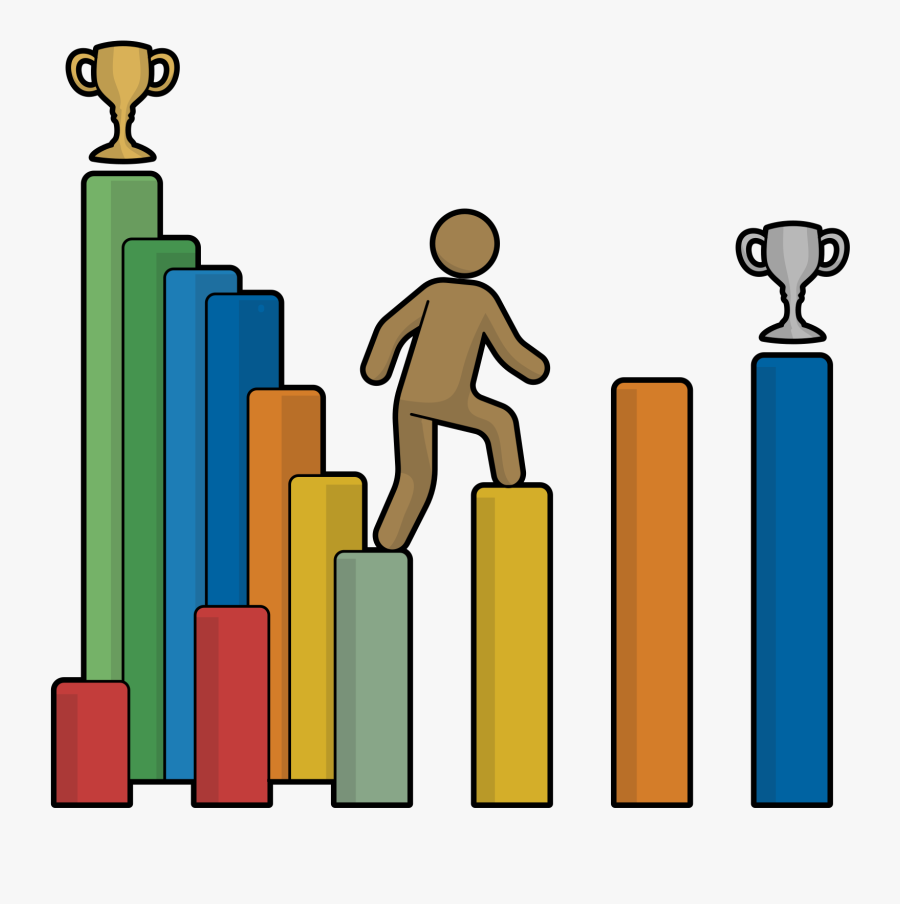 Ladder Clipart Colorful - Clip Art, Transparent Clipart