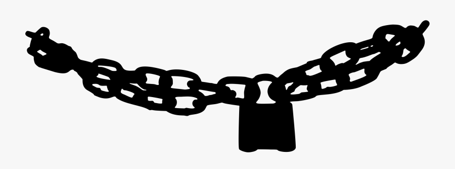 Chain Silhouette, Transparent Clipart