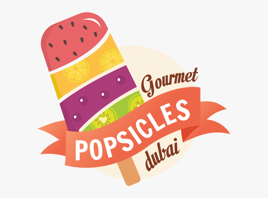 Strawberries Clipart Popsicle - Fruit Popsicles Logo, Transparent Clipart