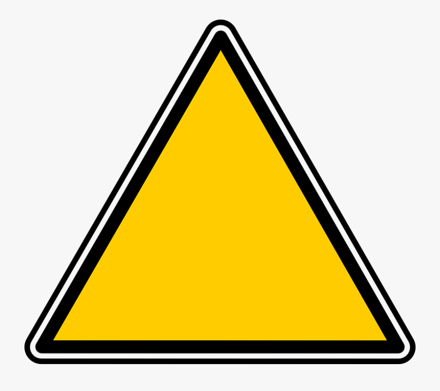 Blank Yellow Yield Sign Free Transparent Clipart Clipartkey