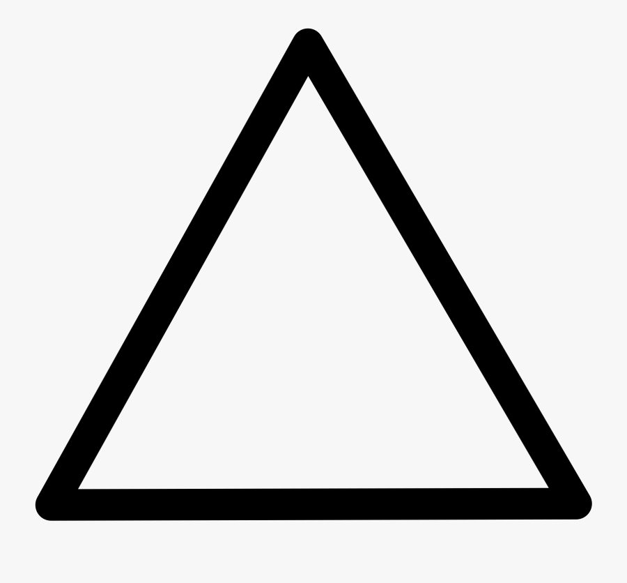 Thumb Image - Triangle Clipart Black And White, Transparent Clipart
