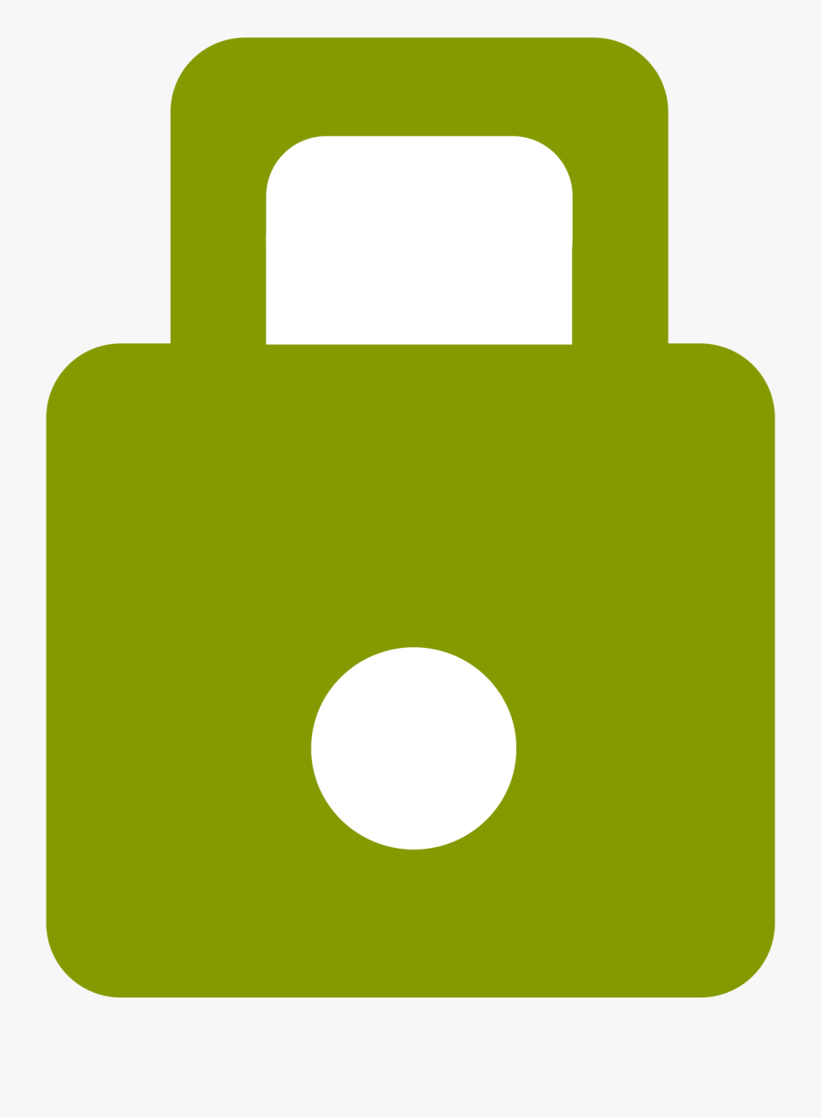 Clipart - Lock Clipart Green, Transparent Clipart