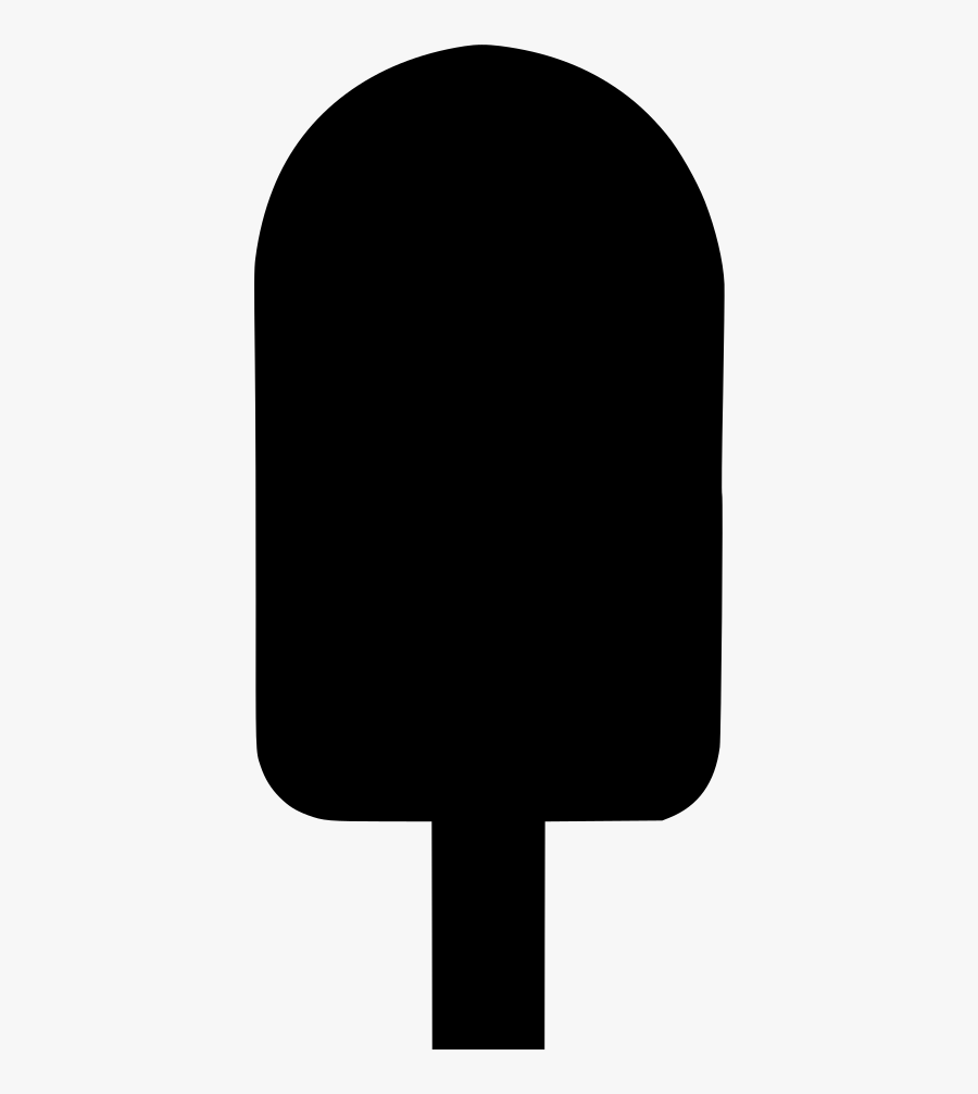 Clip Art Popsicle Silhouette - Sign, Transparent Clipart