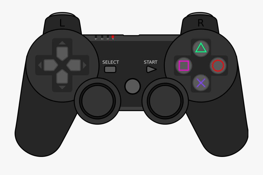 Free Video Game Controller Cl - Games Console Clipart, Transparent Clipart