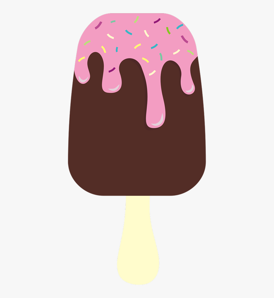 Icecream Popsicle Cold - Helado De Paleta Animado, Transparent Clipart