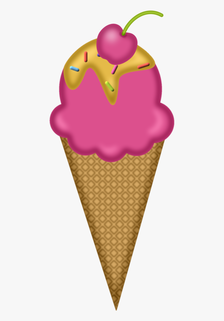 Ice Cream Cone, Transparent Clipart