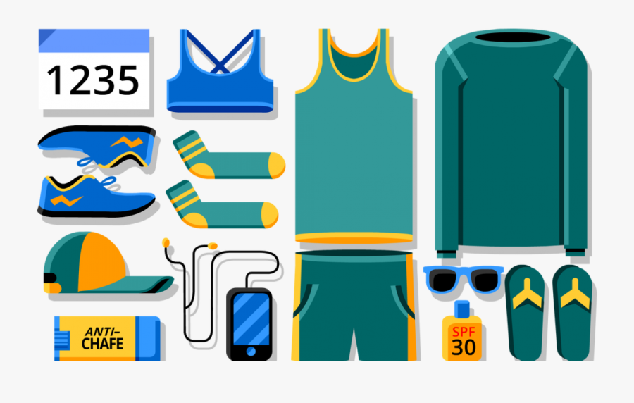 Clip Freeuse Download Race Day For Runners, Transparent Clipart