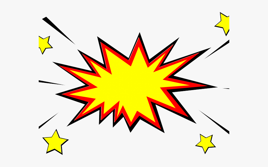 Cartoon Transparent Background Explosion, Transparent Clipart