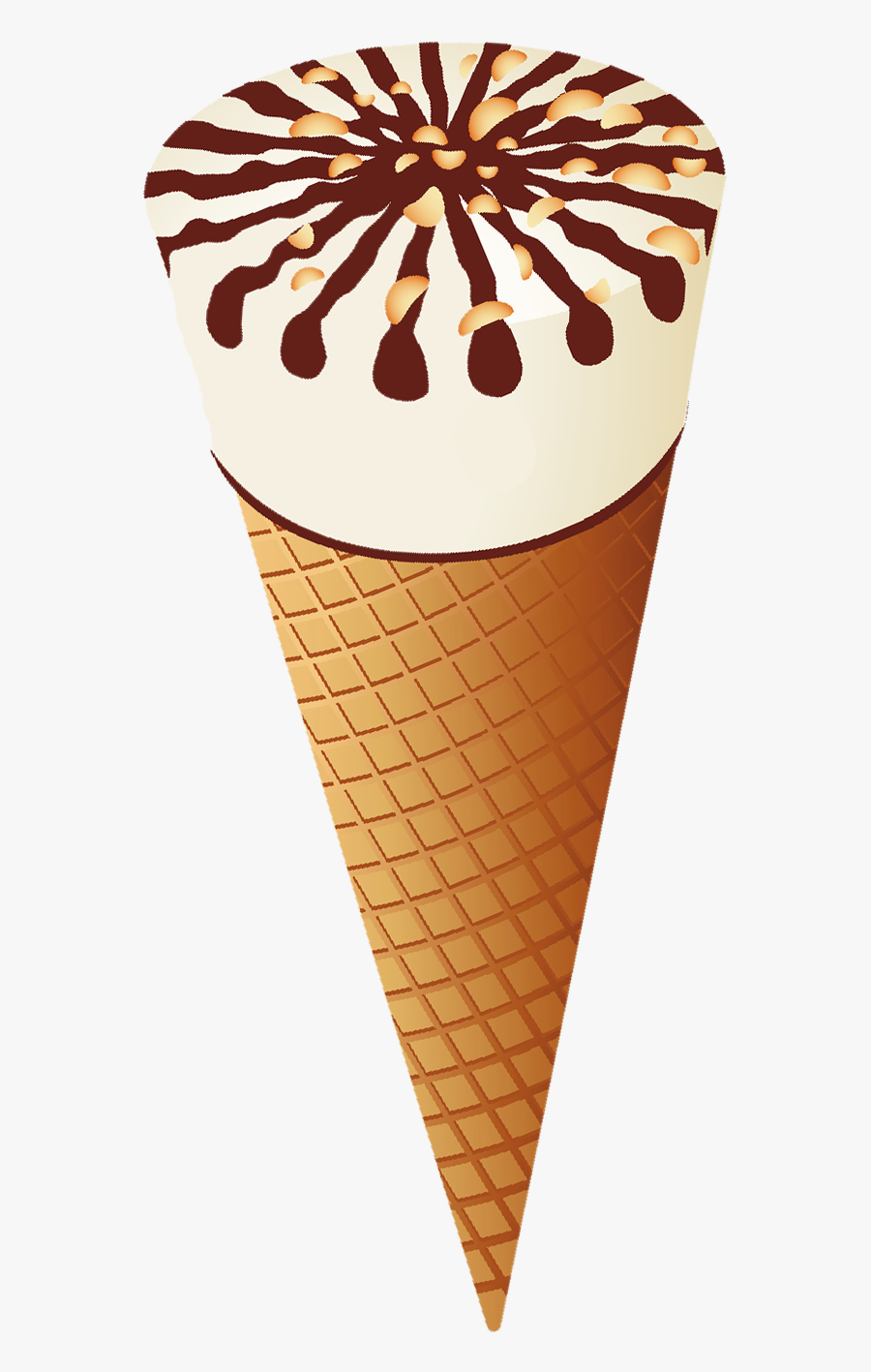 Cone Ice Cream Png, Transparent Clipart
