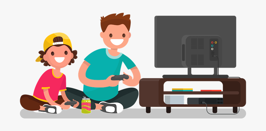 Clip Art Play Video Games Clip Art, Transparent Clipart