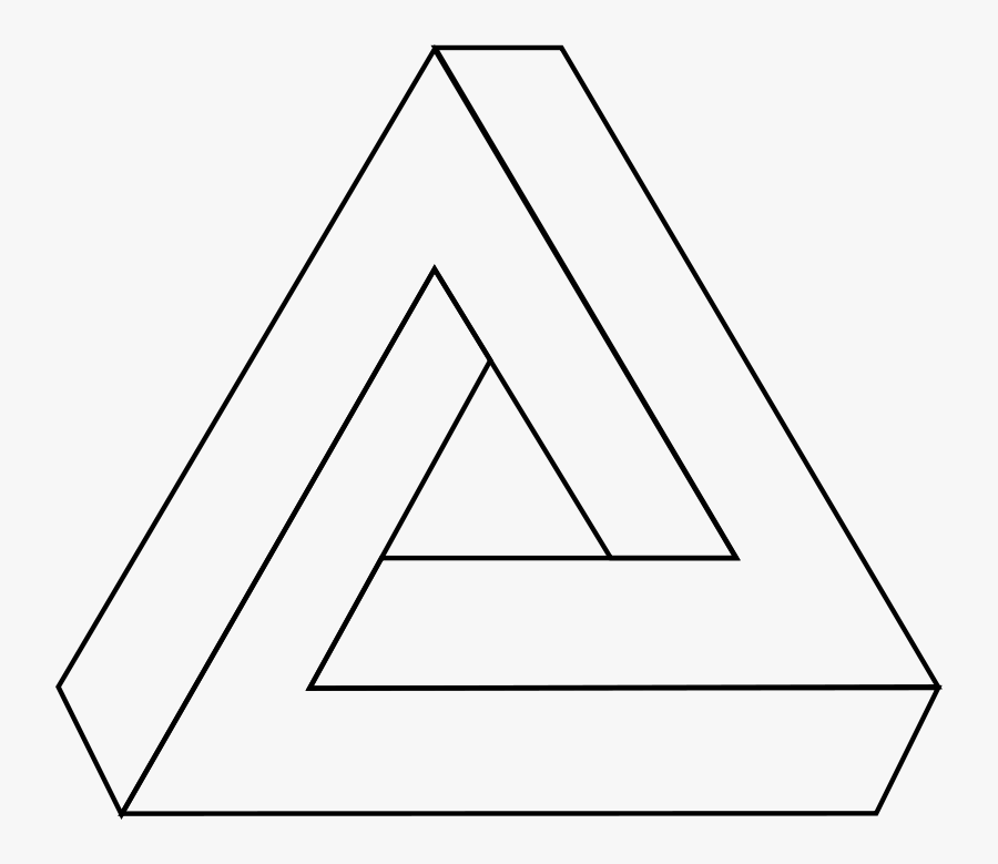 Impossible Triangle - Üçgen Png, Transparent Clipart