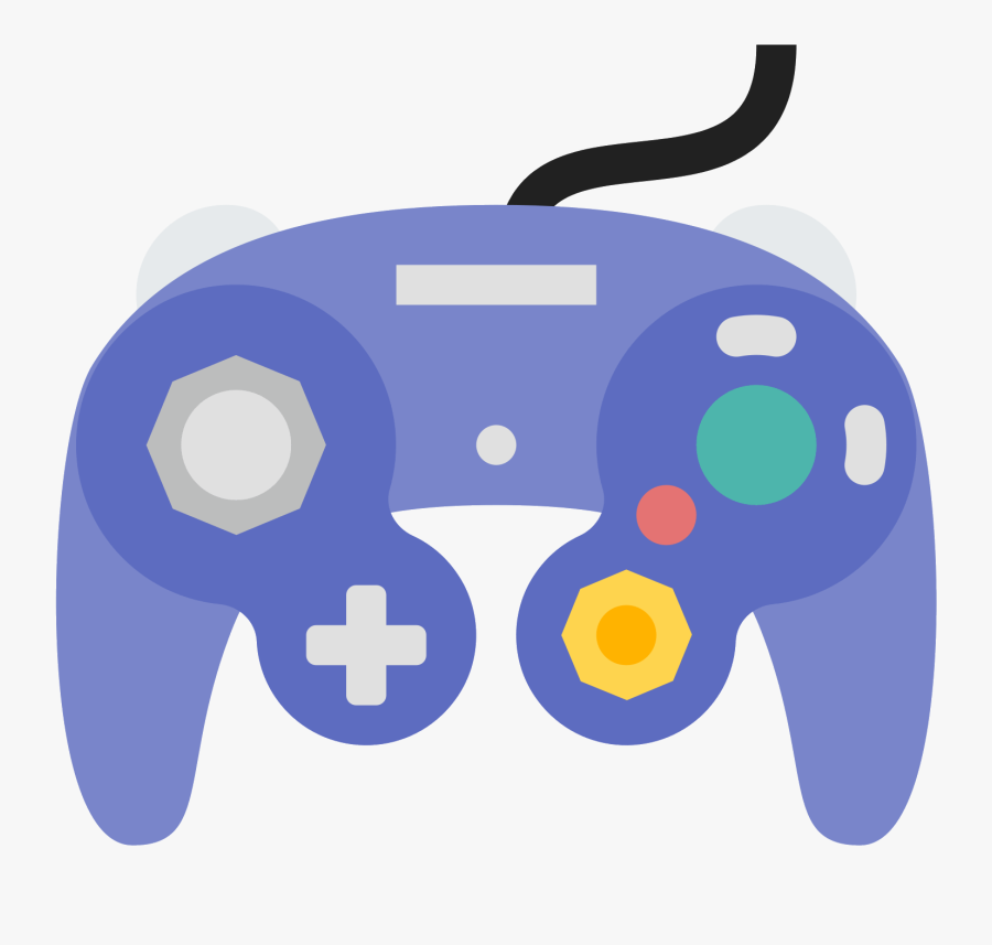 Controller Clipart Vector - Gamecube Gamepad, Transparent Clipart