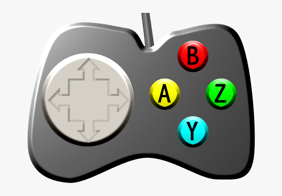 Transparent Video Game Controller Clip Art - Make A Video Games, Transparent Clipart