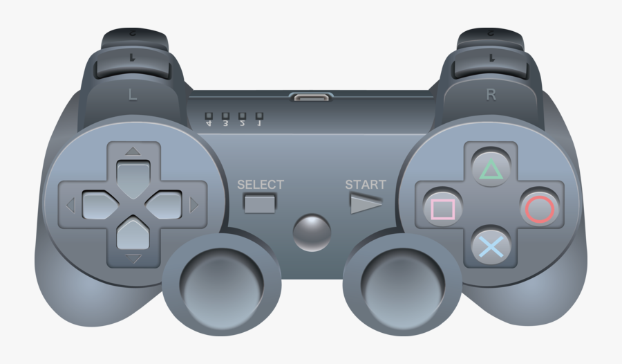 Control Playstation 1 Vector, Transparent Clipart