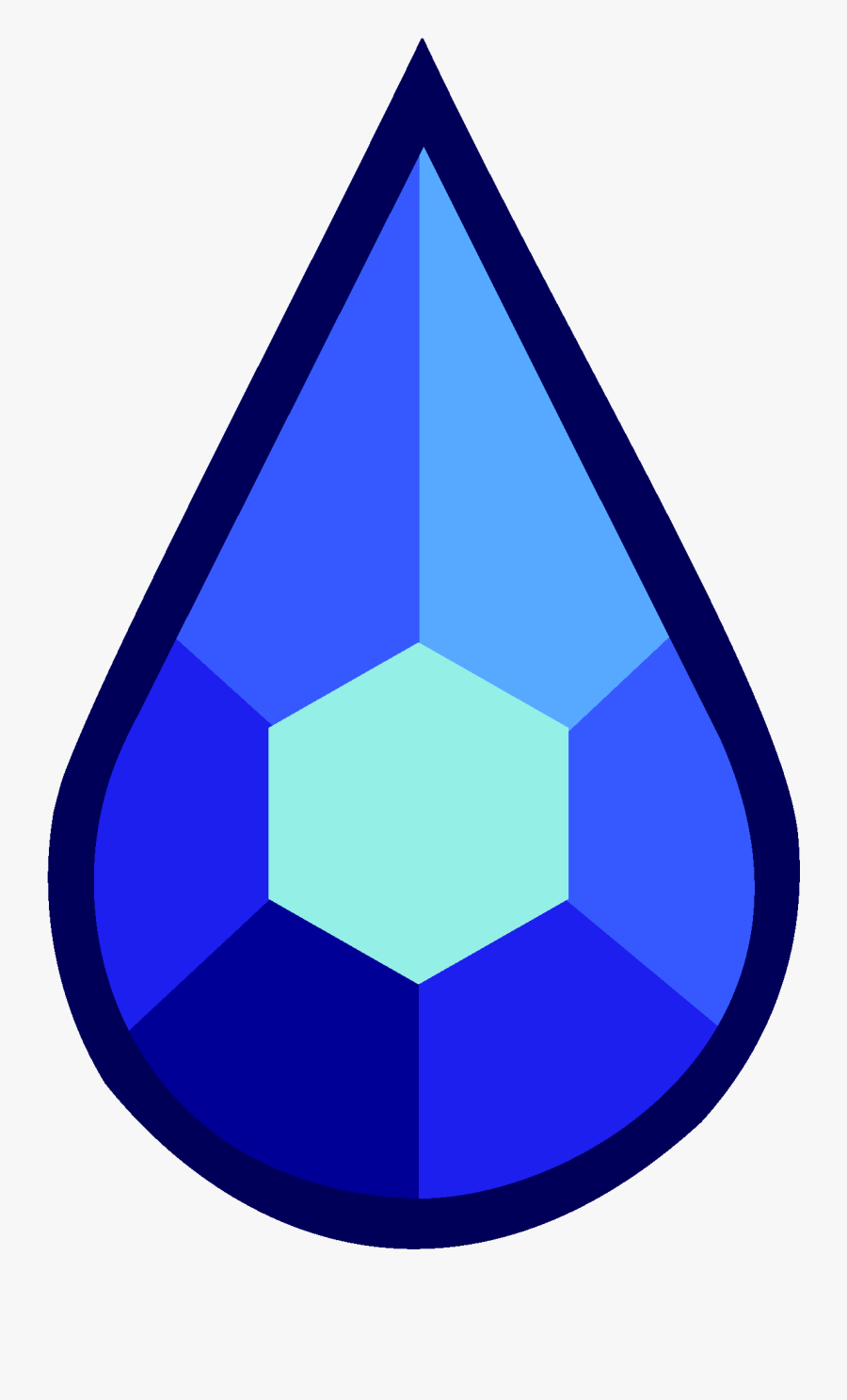 Transparent Triangle Clipart - Transparent Steven Universe Gem, Transparent Clipart