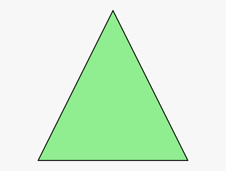 Lime Green Green Triangle, Transparent Clipart
