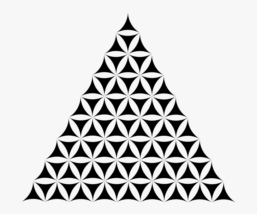 Triangle Design Clipart - Sacred Geometry Circles And Triangles, Transparent Clipart
