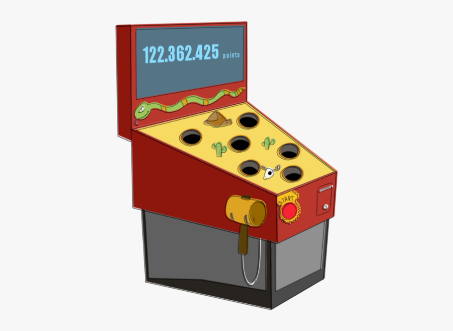 Whac A Snake Machine - Arcade Game, Transparent Clipart