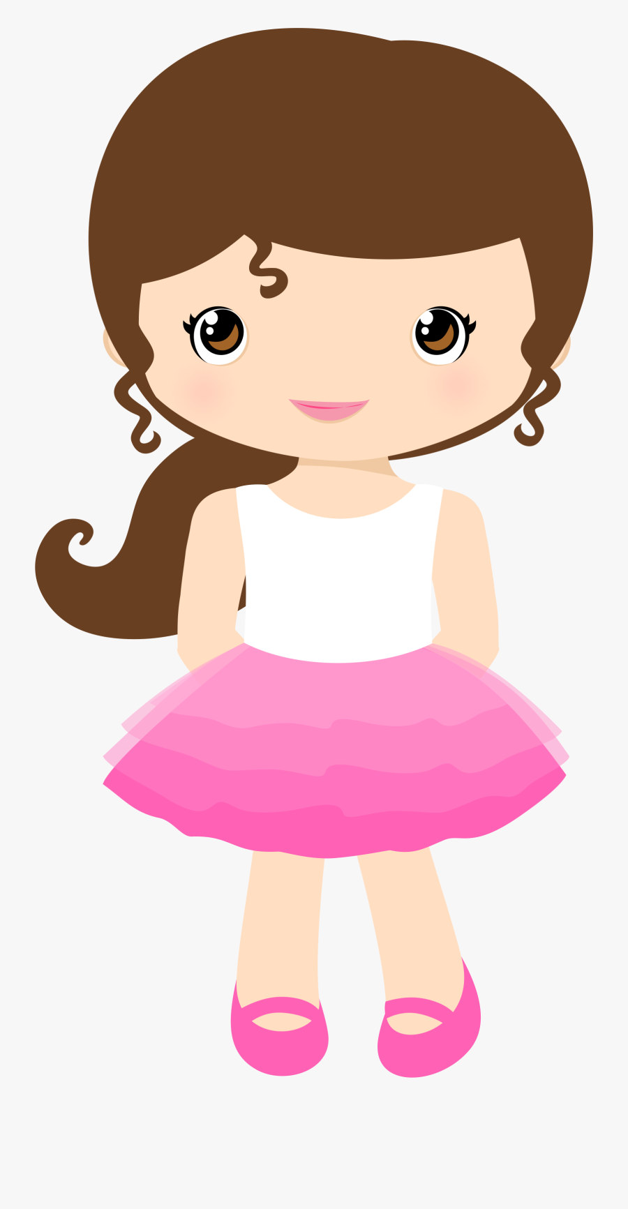 Ballerina Clipart Cute Baby - Girl Clipart Png, Transparent Clipart