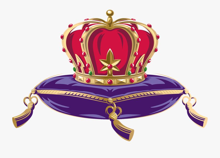 Королевская подушка для короны. Королевская корона на подушечке. Королевское на прозрачном фоне. Корона на подушке вектор.