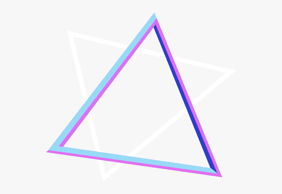 Text Geometric Triangle Graphics Png Free Photo Clipart - Cool Geometric Triangles Png, Transparent Clipart