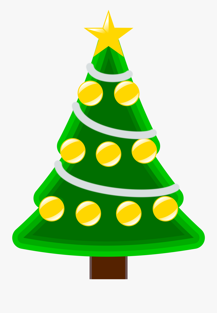 Triangle Christmas Tree Clipart - Arbol De Navidad, Transparent Clipart