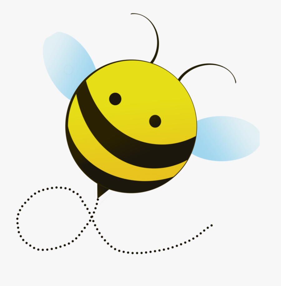 Bee Clipart Kawaii - Honey Bee Cartoon Cute, Transparent Clipart