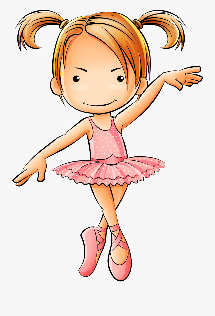 Clipart Studio Ballerina, Transparent Clipart